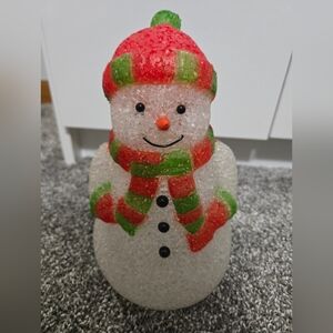 Festive Light Up Snowman Holiday Decoration